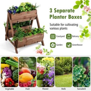 Fioriera Rialzata Contemporanea in Legno da 26 Pollici con Componenti in Cedro Zincato e Plastica per la Coltivazione di Piante Verdi, Cassette Personalizzabili - Product Image 6
