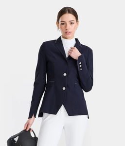 Chaqueta de Equitación Profesional para Mujer, Otoño Invierno, con Botones, Cómoda, Corte Equilibrado, para Competencia de Equitación - Product Image 2