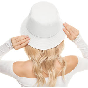 Chapeau Bob Style Vintage Personnalisable avec Logo – Chapeau de Soleil Tendance Urbaine pour Activités de Plein Air, Voyage et Pêche - Product Image 3