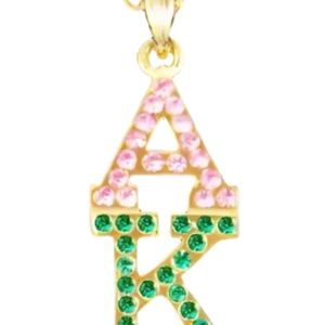 Collar de Cristal Austriaco Brillante, Color Dorado, Joyería de Moda, Accesorio de Regalo, Elegante Diseño de Letra en Cristal - Product Image 3