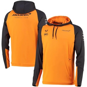 Sudadera con Capucha Naranja para Mujer McLaren, Manga Larga, Color Sólido, Forro Polar Transpirable, Ecológica, Poliéster/Algodón, Secado Rápido - Product Image 2