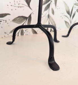 Elegant Black Metal Candle Holder Set Of 3 Suitable For Home Styling <b>Dining</b> <b>Table</b> And Everyday Decor Use Durable Design - Product Image 3