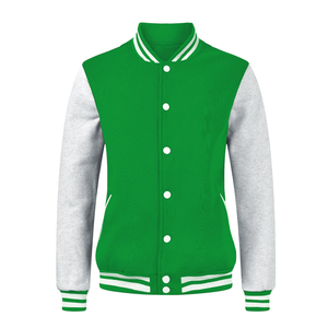 2025 Men's Customizable <b>Fleece</b> Varsity <b>Jacket</b> Personalized Wholesale Leather <b>Jacket</b> Hot Selling for Men - Product Image 6