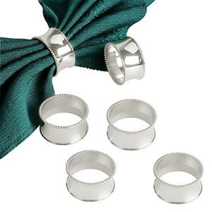 Contemporary Metal Napkin Ring <b>for</b> Party Stylish <b>Table</b> Setting Enhancing <b>Dining</b> Space Elegant Reflective Surface Finish Durable - Product Image 3