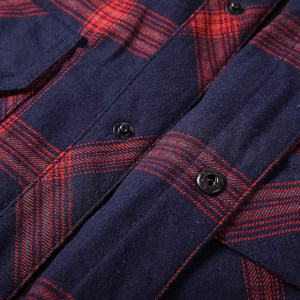 Nouvelle collection Automne Hiver 2026 – Sweat à capuche en flanelle épaisse pour homme, à manches longues, avec fermeture éclair et boutons, motif écossais, décontracté et chaud - Product Image 4