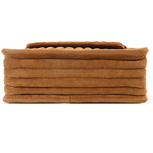 Bolso Bandolera de Gamuza Marrón Personalizado al por Mayor, Estilo Retro Simple, Ideal para el Uso Diario - Product Image 5