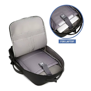 Expandable Bag <b>for</b> Travel Gym and Business Trips Unisex Fashion PU Zipper Breathable Adjustable Strap Customized - Product Image 4