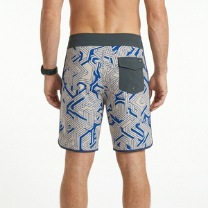 Shorts de plage décontractés avec motif graphique, confortables et à séchage rapide, pour l'été - Product Image 4