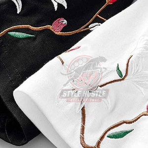 Nouveaux T-shirts brodés personnalisés style streetwear respirants – Vente chaude - Product Image 5
