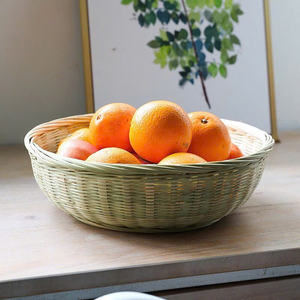 Cesta de Bambú Premium, Cesta de Almacenamiento Tejida Natural para Tiendas de Estilo de Vida, Proyectos de Interiores y Colecciones de Decoración - Product Image 1