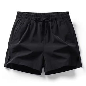 Nouvelles shortes de plage décontractées pour hommes, taille haute, respirantes, en satin, avec cordon de serrage, idéales pour les vacances à la mer et la natation - Product Image 3