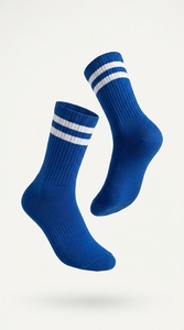 Comfortable Sports <b>Training</b> <b>Socks</b> For Men Women Polyester Spandex Blend Soft Stretch Breathable Daily Use Hosiery - Product Image 2