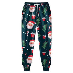 <b>Men</b>’s Solid Color Christmas Tracksuit <b>Set</b> Wholesale Low MOQ Custom Design Plain Color Winter Sportswear OEM Manufacturing - Product Image 5