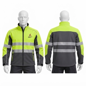 Ropa de Trabajo Ligera y Cómoda para Exteriores, Chaqueta de Seguridad OEM, Ropa de Trabajo Industrial, Detalles Reflectantes, Tela Resistente - Product Image 6