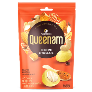 Dragées au chocolat très demandées, vente directe usine, OEM/ODM, HALAL, 150G, amandes et noix de cajou enrobées de chocolat Shichimi, snacks - Product Image 1