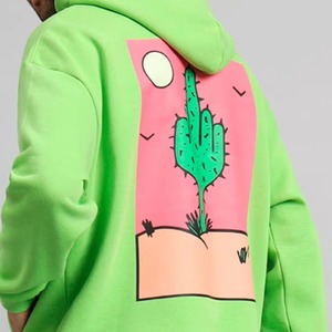 Sweat-shirts à capuche pour hommes de qualité supérieure en coton lourd, à épaules tombantes, surdimensionnés, avec impression personnalisée, luxe, effet bouffant - Product Image 6