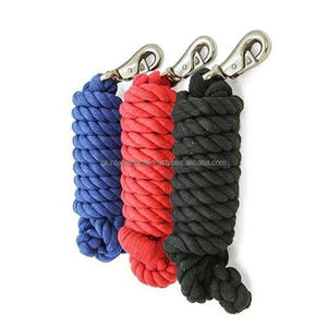 Corde de plomb en coton de vente en gros d'équipement équestre de cheval en différentes couleurs et tailles personnalisées - Product Image 4