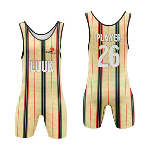 Singlet de Lucha para Hombre, de una Pieza, con Estampado por Sublimación, de Secado Rápido, Ajustado, para Artes Marciales, Talla Adulto - Product Image 4