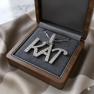 Collier unisexe style hip-hop en or massif 10K avec plaque nominative personnalisée, pendentif bling-bling en moissanite et diamant, cadeaux personnalisés - Product Image 5