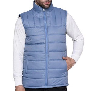 Breathable Sports Puffer Vest Men's Fitness Sleeveless <b>Jacket</b> Moisture Wicking Activewear - Product Image 1
