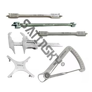 Set of 6 Orthodontic Dental Bracket Positioning Gauges <b>Measuring</b> <b>Caliper</b> Instruments NEW Dental Implant Surgical Instruments - Product Image 1