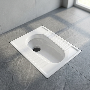 Factory Direct <b>Ceramic</b> Squatting <b>Pan</b> WC Toilet Floor Mount Sanitary Ware Wholesale For Ghana Senegal Algeria - Product Image 5