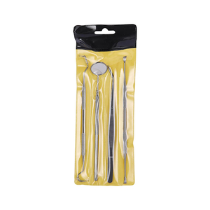 Kit de Nettoyage Dentaire Manuel Premium 4 Pièces : Miroir Buccal, Pince à Épiler, Détartreur en Acier Allemand, Ensemble d'Hygiène Bucco-Dentaire pour Blanchiment des Dents - Product Image 5