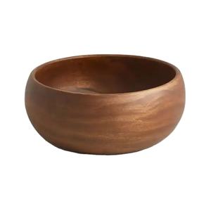 Bol en bois classique moderne écologique résistant à la chaleur sans BPA pour servir le dîner le déjeuner la salade les fêtes la décoration de la cuisine - Product Image 3