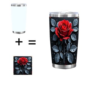 Gobelet isotherme en acier inoxydable 20oz, personnalisable par sublimation, pour artisanat, tasse de voyage à double paroi - Product Image 4