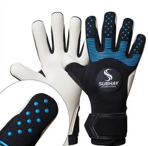 Guantes de Portero de Fútbol Subhay, Dedos Completos, Palma de Silicona Antideslizante, Correa de Muñeca Ajustable, Unisex, Deportivos - Product Image 2