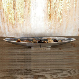 Bol à fruits moderne en aluminium, élégant plat décoratif en métal pour la décoration de maisons de luxe, les hôtels et les tables - Product Image 1