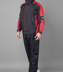 New RTS Custom Logo Men's Nylon <b>Wind</b> <b>Breaker</b> Contrast Panel With Pant Set For Summer Breathable Set Highstreet Zipper Jacket - Product Image 6