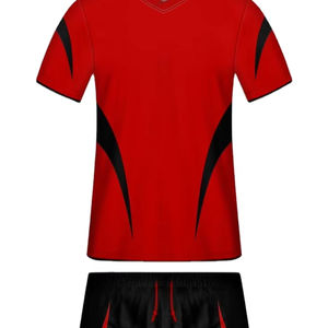 Conjunto de Uniforme de Fútbol - Manga Corta 100% Algodón de Secado Rápido Unisex para Adultos - Product Image 1