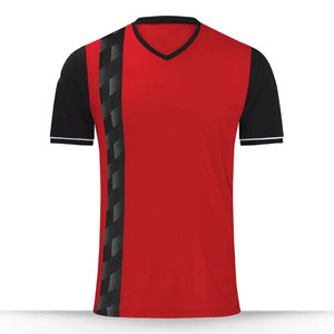 Maillot de football pour adultes à manches courtes, respirant, séchage rapide, coupe-vent, écologique, 100% polyester - Product Image 3