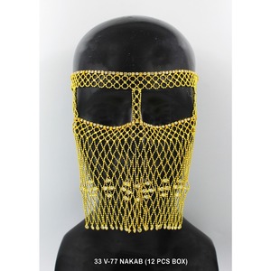 Chaînes de perles en cuivre plaqué or spécial, style arabe, motif cœur, pour Ramadan, Namajr, Nakab, Hijab, bijoux de Dubaï - Product Image 3