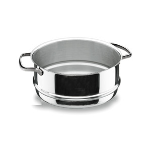 Olla vaporera de 24 cm de acero inoxidable de doble capa para cocinar verduras y carne - Product Image 1