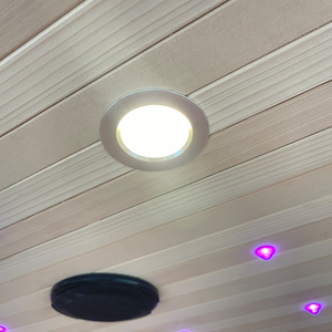 Sauna Tradizionale Personalizzata per 4-6 Persone, Grande, in Ferro e <span class=keywords><strong>Legno</strong></span> Nero con Stufa, per Esterni - Product Image 6