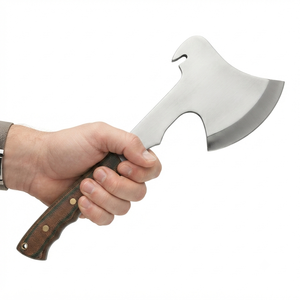 Handmade High Carbon Steel Blade Wood <b>Handle</b> <b>Axe</b> With Leather Sheath Outdoor <b>axe</b> - Product Image 5