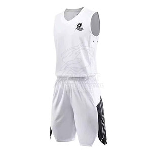 Conjunto de camiseta y pantalones cortos de baloncesto para hombres y jóvenes, uniforme de baloncesto con diseño personalizado al por mayor para equipos escolares - Product Image 2