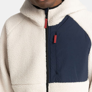 Fashionable OEM Premium Quality Leather Sherpa <b>Jacket</b> 500gsm Canvas <b>Waterproof</b> Windproof <b>Winter</b> Sherpa <b>Jacket</b> For Men's - Product Image 3