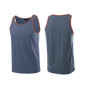Custom Men Bodybuilding <b>Vest</b> 100% Cotton Quick Dry Racerback <b>Stringer</b> Plain Blank Lightweight Training Sleeveless Gym Tank - Product Image 1