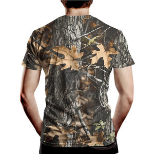 เสื้อยืดลายพรางป่า ผลิตในปากีสถาน ผ้าฝ้าย นุ่ม สวมใส่สบาย สไตล์ลำลองแนวสตรีทแวร์ - Product Image 3