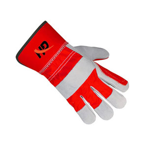 Soft Material Full <b>Finger</b> Hand Protective Working <b>Gloves</b> Breathable Fabric Men Working <b>Gloves</b> - Product Image 6