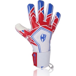 Gants de gardien de but professionnels personnalisés au design dernier cri, contact de la paume avant en latex, dos en silicone imprimé, coupe négative, enveloppe du pouce - Product Image 2