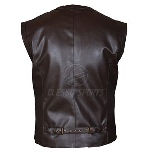 Chaleco de Cuero para Hombre, Diseño Personalizado, Color Sólido, Transpirable, Ropa de Calle, Oferta, Precio Razonable - Product Image 5