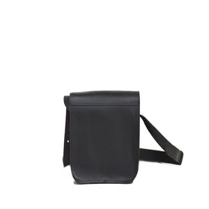 Royaa Black leather women city bag, personalized crossbody <b>purse</b>, <b>small</b> everyday bag, shoulder daily bag, girlfriend gift, - Product Image 1