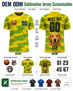 Camiseta Deportiva Personalizada de Poliéster Sublimado, Manga Corta, Cuello Redondo, Corte Regular, con Foto, Logotipo, Nombre y Número Personalizados, Venta al Por Mayor - Product Image 4