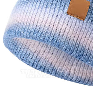 Custom Made Jacquard Beanies Hats Latest Design Hot Selling Beanies Hats Winter Warm Comfortable Wear - Product Image 4