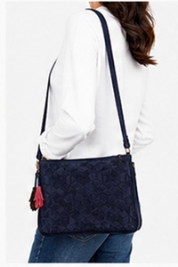 Gravs Premium Suede Leather Crossbody Bag Women Vintage Summer Fashion Tassel Geometric Designer Messenger <b>Purse</b> Adjustable <b>Zip</b> - Product Image 2