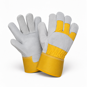Gants utilitaires en cuir offrant une protection fiable, une excellente adhérence et un port confortable pour les tâches polyvalentes - Product Image 4